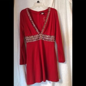 Venus red dress